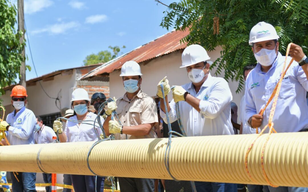 Boletín N° 16 – En Saloa hoy se cuenta una nueva historia, dimos inicio a la construcción del sistema de alcantarillado para 3.700 habitantes: Gobernador Monsalvo.
