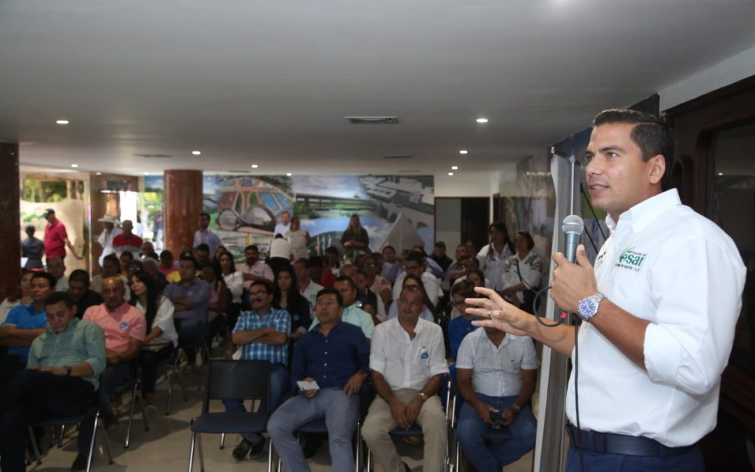 Boletín N° 28 – De la mano de “Compromiso Colombia”, Aguas del Cesar llevará a feliz término cuatro proyectos de agua potable y saneamiento básico.