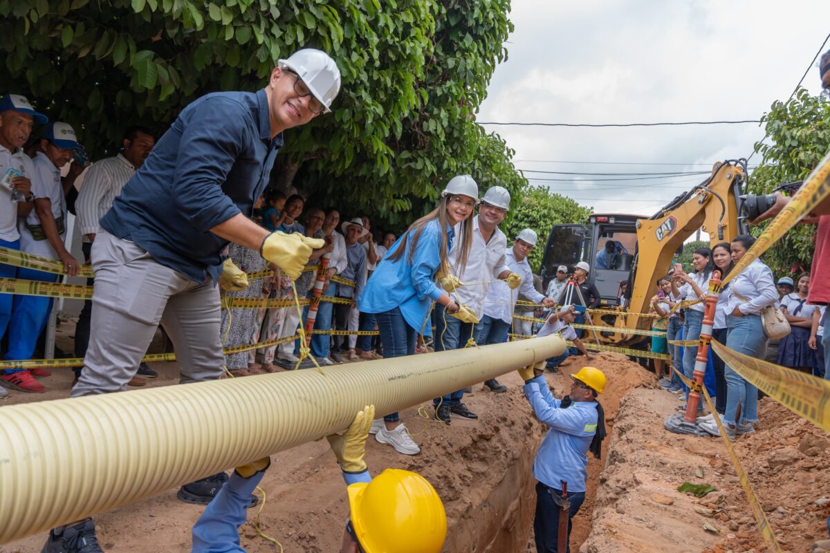 Inicio construcción alcantarillado sanitario Mandinguilla