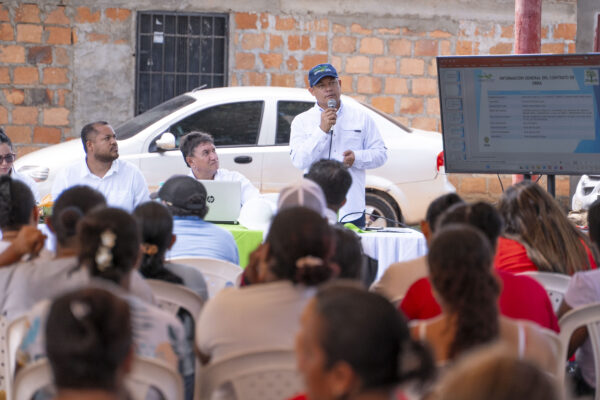 Socialización construcción acueducto y alcantarillado sanitario barrio El Bosque etapa 1 La Jagua de Ibirico